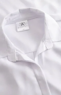 Elegancka biała koszula nocna oversize Bella