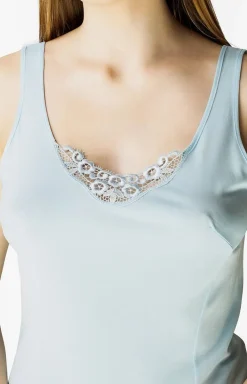 Elegancka halka damska niebieska Amelia