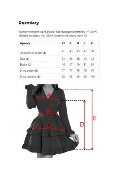 Numoco Moda - Elegancka sukienka z kopertowym dekoltem czarna 479-9 Nina