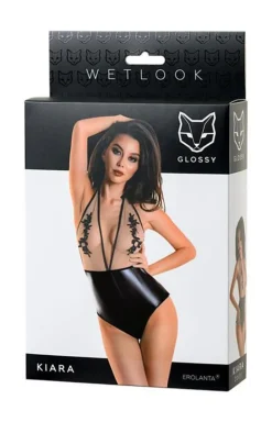 Eleganckie body Wetlook KIARA