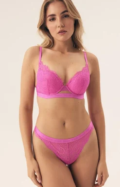 BLOOVII Biustonosze Push-Up|Stringi Z Koronką - Esotiq biustonosz push-up Ocrissa 42244-42X