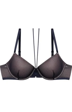 Esotiq Biustonosze Push-Up|Stringi Z Koronką - biustonosz push-up Brittany 42540-61X