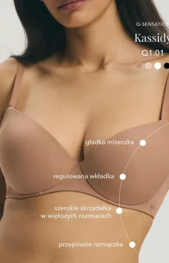 Esotiq biustonosz push-up Q1.01 Kassidy 43299-80X