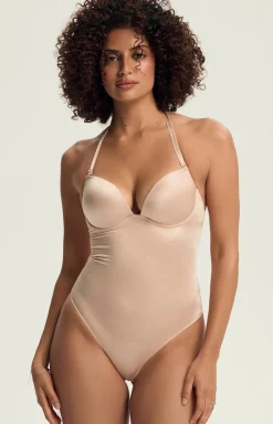 Esotiq Body|Bielizna Wyszczuplająca - body dakie odeujące z ieczkai iky 43945-80X