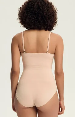 Esotiq Body|Bielizna Wyszczuplająca - body odeujące beżowe hrinky 44246-80X