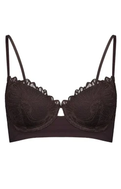 Esotiq brązowy biustonosz push-up Cintro 43667-89X