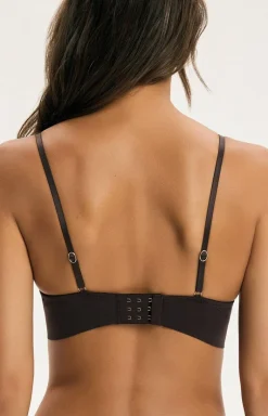 Esotiq brązowy biustonosz push-up Cintro 43667-89X