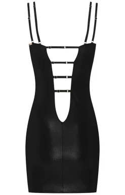 Esotiq czarna zmysłowa sukienka damska Welly 44132-99X