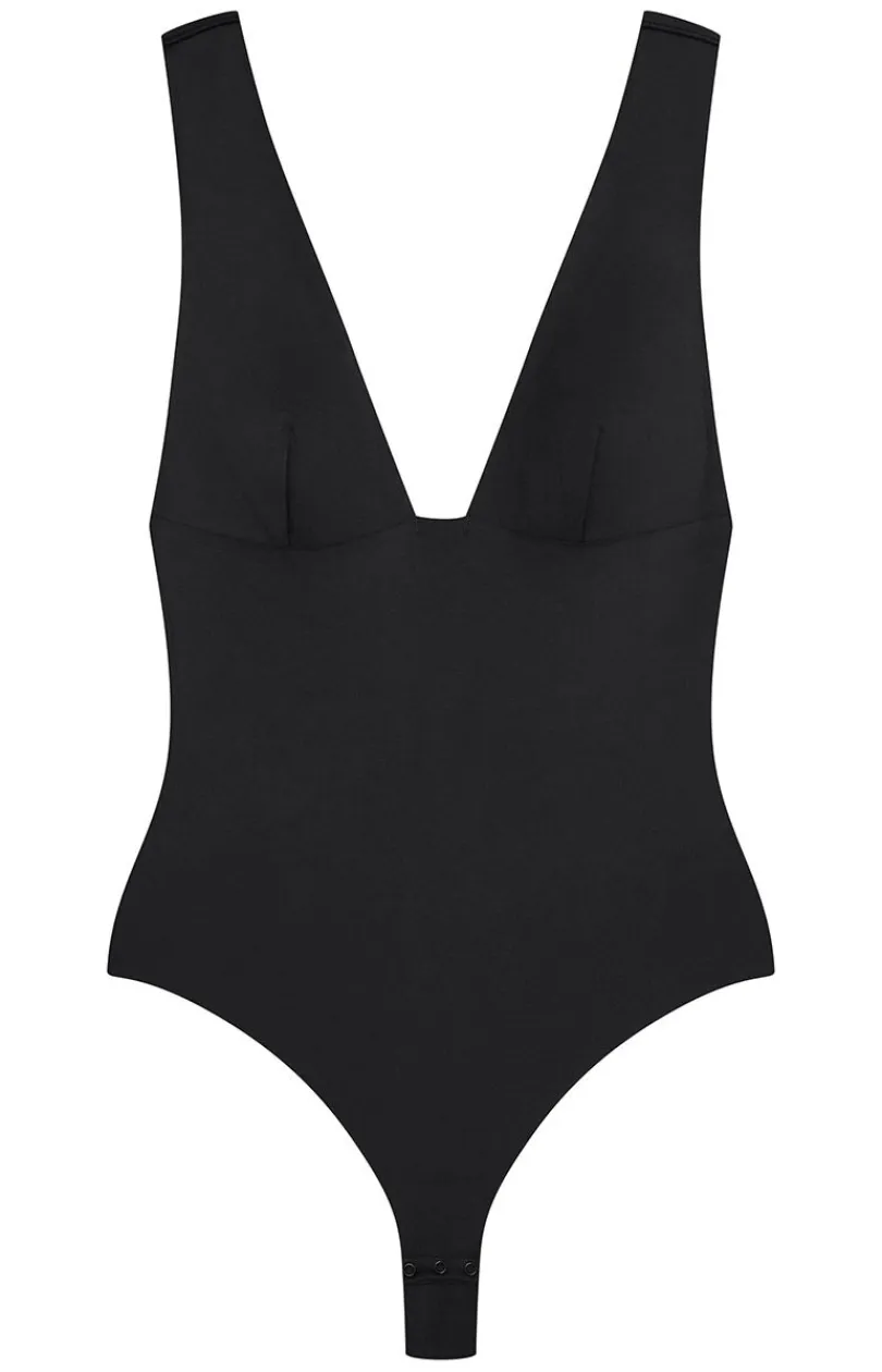 Esotiq Body|Body - czarne body damkie Blank 42885-99X
