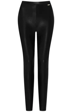 Damskie Esotiq Legginsy|Legginsy Damskie - czarne legginsy damskie Wet 44131-99X