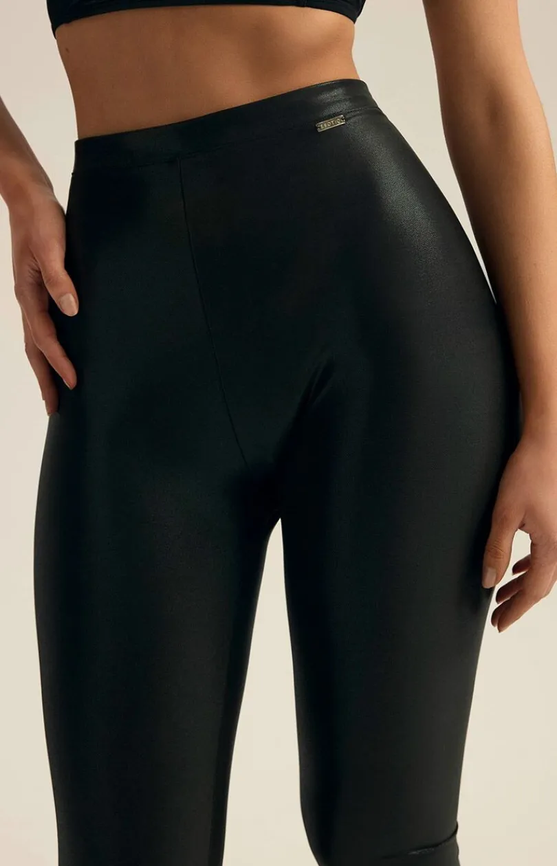 Damskie Esotiq Legginsy|Legginsy Damskie - czarne legginsy damskie Wet 44131-99X