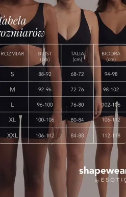 Damskie Esotiq Bielizna Wyszczuplająca|Figi Modelujące - ajtki odeujące dakie iky 43941-99X