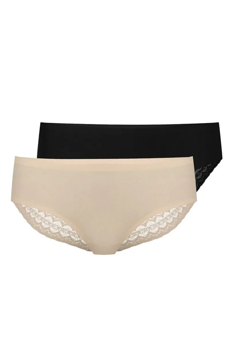 Damskie Esotiq Figi Bezszwowe|Wielopaki Damskie - 2-pack figi dakie Paria 39007-K001