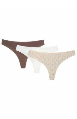 Esotiq 3-pack stringi damskie Mia-Mia 44292-K001