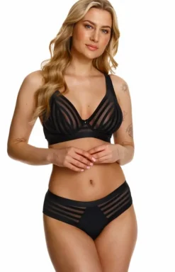 Figi damskie czarne 2412