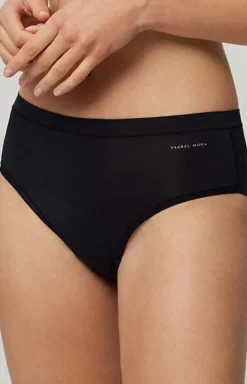 Damskie YSABEL MORA Figi Bezszwowe|Majtki Bezszwowe - Figi damskie elastyczne typu midi białe 19696