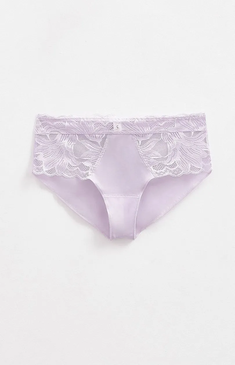 Conte Figi Hipster - Figi damskie hipster lawendowe Fleur De Lis TP7139