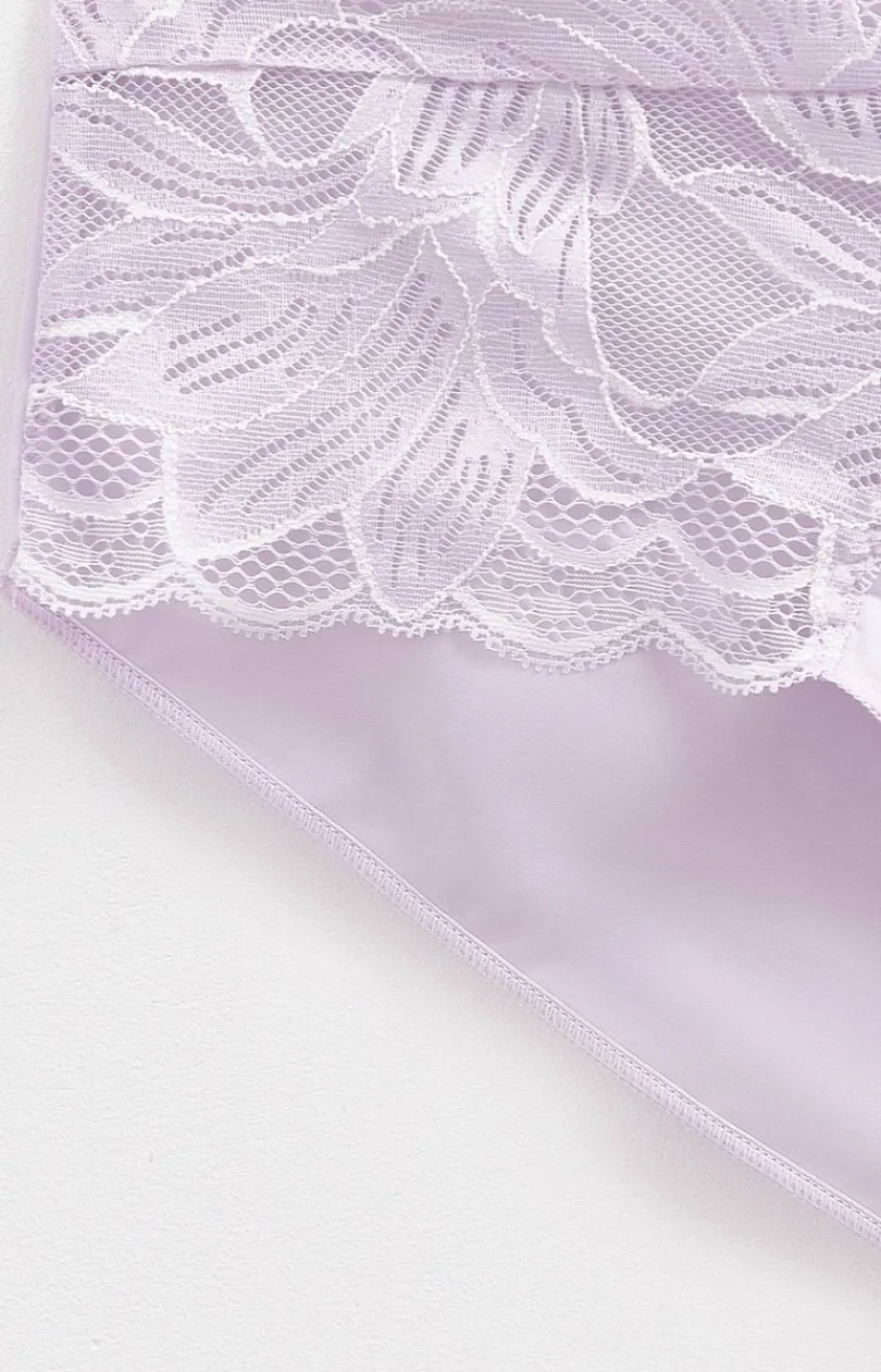 Conte Figi Hipster - Figi damskie hipster lawendowe Fleur De Lis TP7139