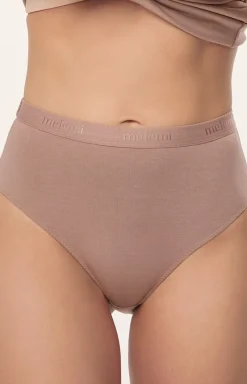 Damskie Mefemi Figi, Stringi, Panty|Figi Z Wysokim Stanem - Figi dakie ia DW50