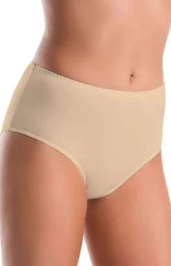 Figi damskie wysokie cieliste Classico 148
