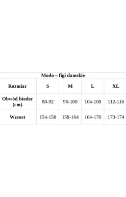 Damskie MODO Figi Z Wysokim Stanem|Figi Damskie - Figi daskie wysokie czarne 58