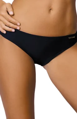 Damskie Marko Stroje Kąpielowe Dwuczęściowe|Bikini Damskie - Figi kąpielowe damkie czarne Aurora M-01/1