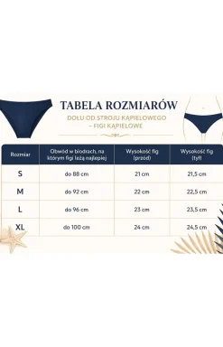 Damskie Marko Stroje Kąpielowe Dwuczęściowe|Bikini Damskie - Figi kąpieowe damkie zmaragdowe Aurora M-01/7