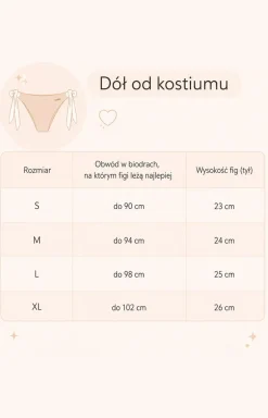Damskie Marko Stroje Kąpielowe Dwuczęściowe|Dół Od Stroju Kąpielowego - Figi kąpieowe wiązane po bokach Gigi -03/8