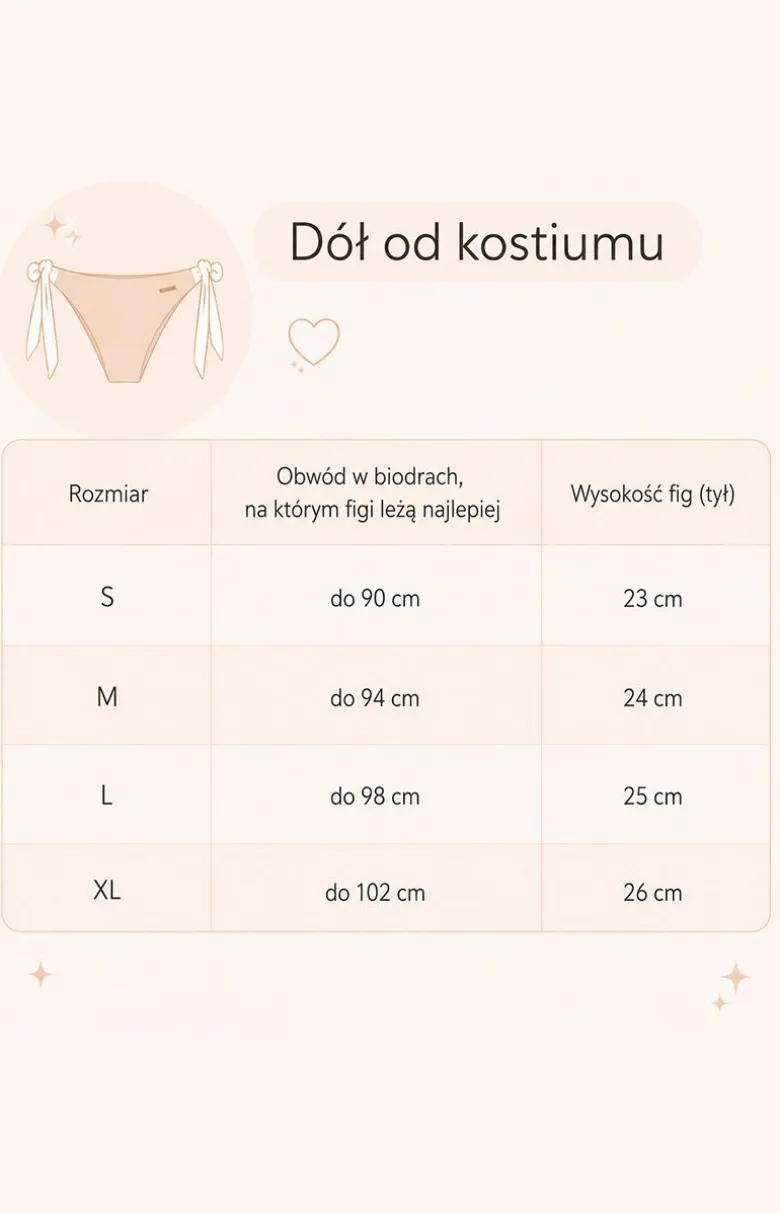 Damskie Marko Stroje Kąpielowe Dwuczęściowe|Dół Od Stroju Kąpielowego - Figi kąpieowe wiązane po bokach Gigi -03/8