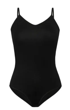 Teyli Body|Body - Gładkie czarne body dakie Caico 2402