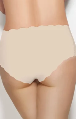 Gładkie figi w kolorze beżowym Glam Mini