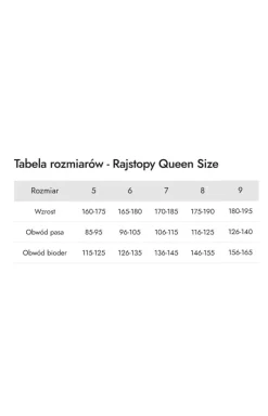 Gładkie rajstopy damskie w kolorze wina Queen Size Elizabeth 70 DEN
