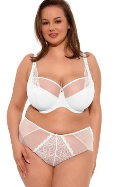 Gaia biały biustonosz półusztywniany semi-soft Maja Maxi 1300