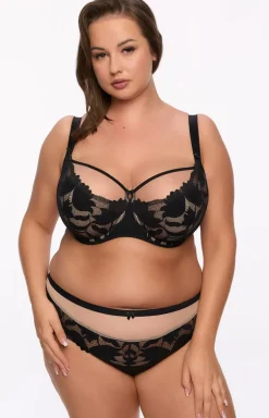 Gaia Biustonosze Semi-Soft|Biustonosz Duże Rozmiary - biustonosz półusztywniany semi-soft Keto 1134 Maxi