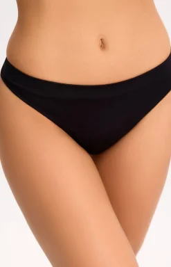 Gaia stringi damskie mini czarne Jasmin 010