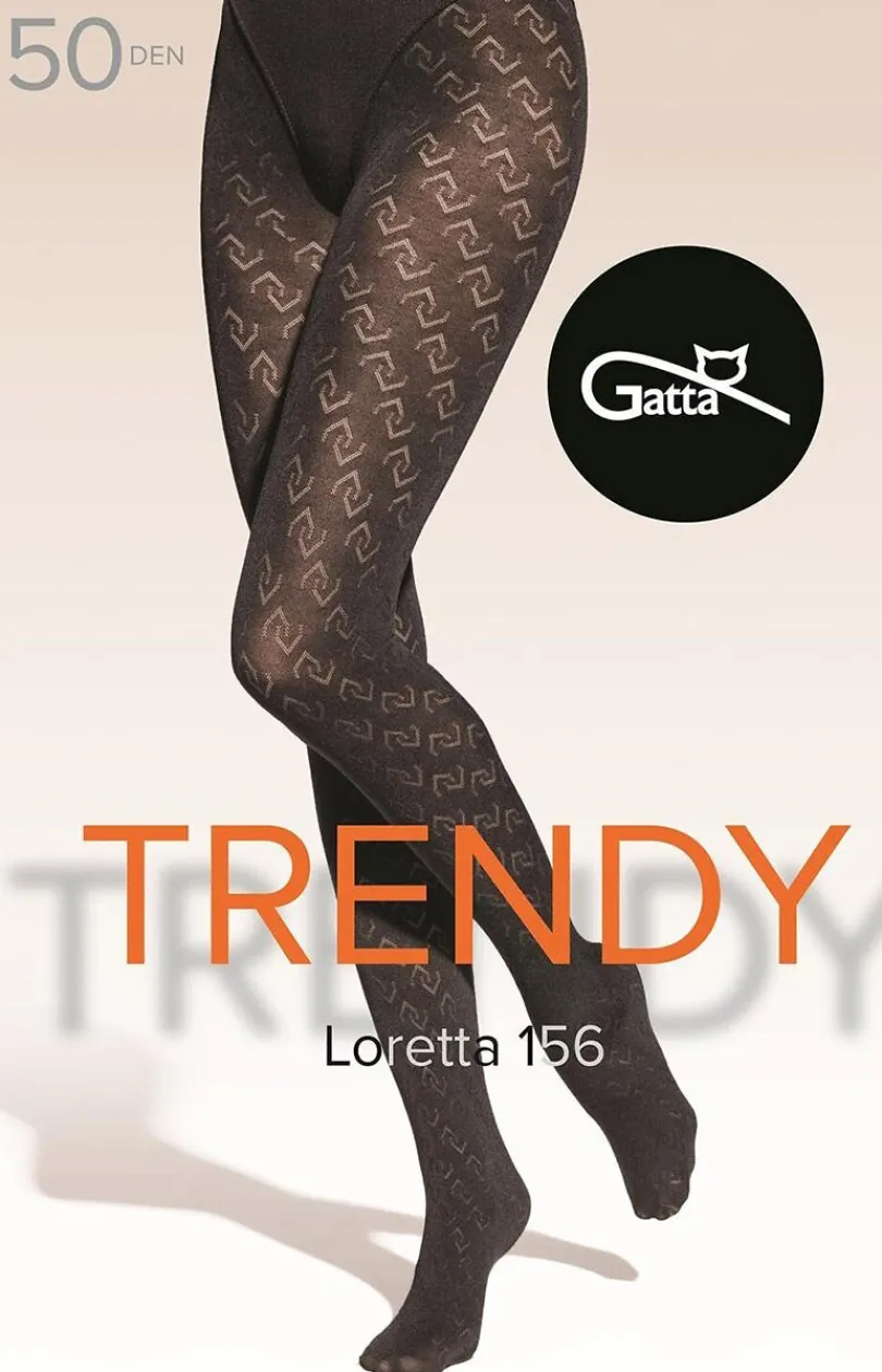 Gatta Rajstopy|Rajstopy Plus Size - rajstopy damskie czarne plus size Loretta wz.15 50 DEN