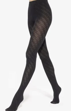 Gatta Rajstopy We Wzory|Rajstopy - rajstopy damskie czarne plus size Loretta wz.1 0 DEN