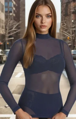 Teyli Moda - Gof daki przezroczyty iateczkowy 169320