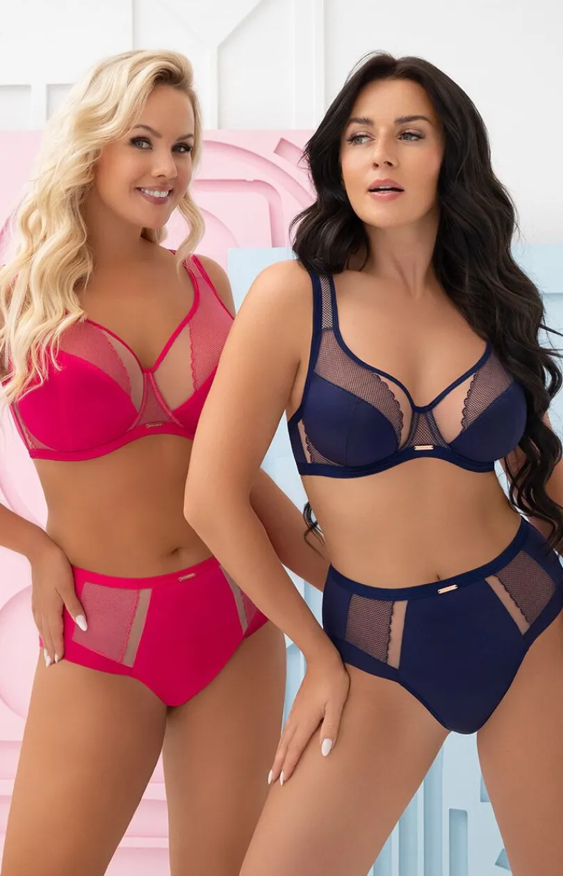 Gorsenia Biustonosze Miękkie|Bielizna Plus Size - figi dakie aarantowe uie K442/1