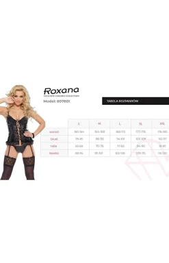 Roxana Body|Gorsety - Goret i tringi dakie czarne 6077