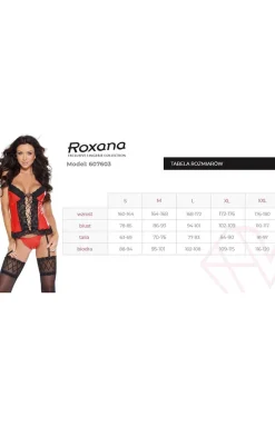 Roxana Body|Gorsety - Goret i tringi dakie czerwone 6077