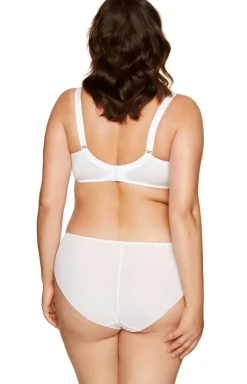 Gorteks Stringi Z Koronką|Stringi Plus Size - białe stringi damskie Pamela