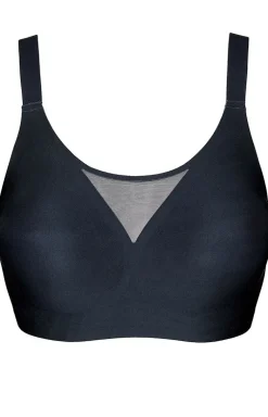 Gorteks czarny biustonosz miękki soft bez fiszbin plus size Misty
