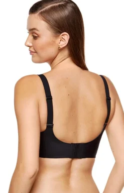 Gorteks czarny biustonosz miękki soft bez fiszbin plus size Misty