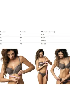 Gorteks 3-pack figi damskie bezszwowe z ozdobną krawędzią czarne Lucky