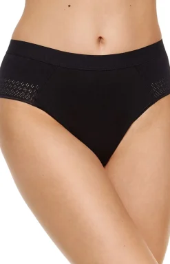 Damskie Gorteks Majtki Z Wysokim Stanem|Wielopaki Damskie - 3-pack stringi damskie z koronkowym tyłem czarne Olga