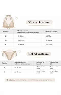 Góra od stroju kąpielowego push-up Alana M-802/5