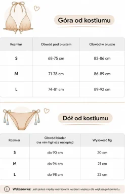 Góra od stroju kąpielowego Yenn M-838/5