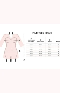 Hazel podomka/szlafrok
