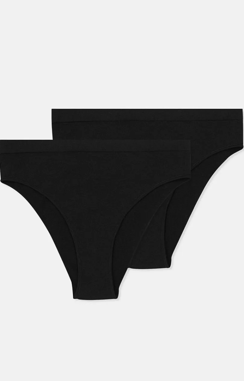 Damskie Henderson Wielopaki Damskie|Figi Z Wysokim Stanem - 2-pack figi dakie Areen 41654-K001